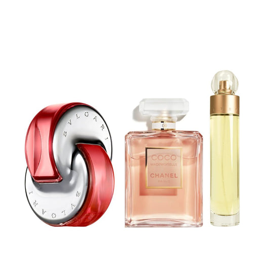 PERFUMES OMNIACORAL+COCOCHANEL+360WOMAN